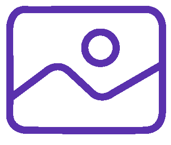 purple gallery icon